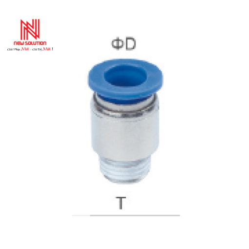 Đầu nối khí XPOC10-02