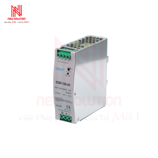 Bộ nguồn DIN Rail EDR-120-24 24V 5A 120W – Nguồn tổ ong công nghiệp chính hãng