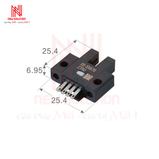 Cảm biến quang OMCH EE-SX670A NPN, khe 5mm | Chính hãng