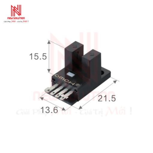 Cảm biến quang OMCH SEE-SX674 NPN, khe 5mm | Giá tốt